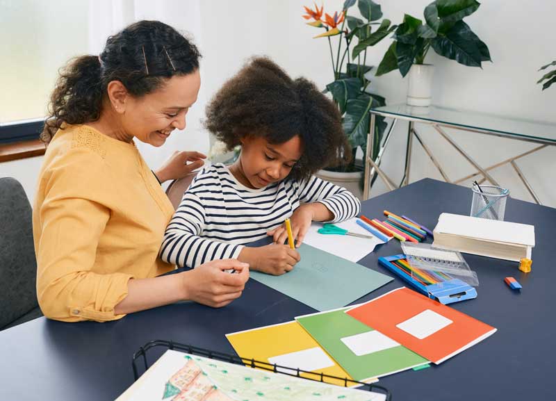 Child receiving ABA therapy